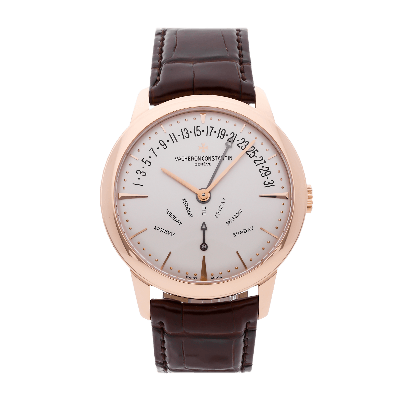 Vertical Patrimony Retrograde Day-Date