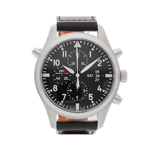 Vertical Pilot's Double Chronograph