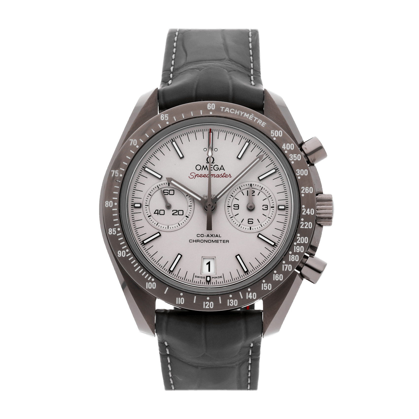 Vertical Speedmaster Moonwatch Chronograph Grey Side of the Moon