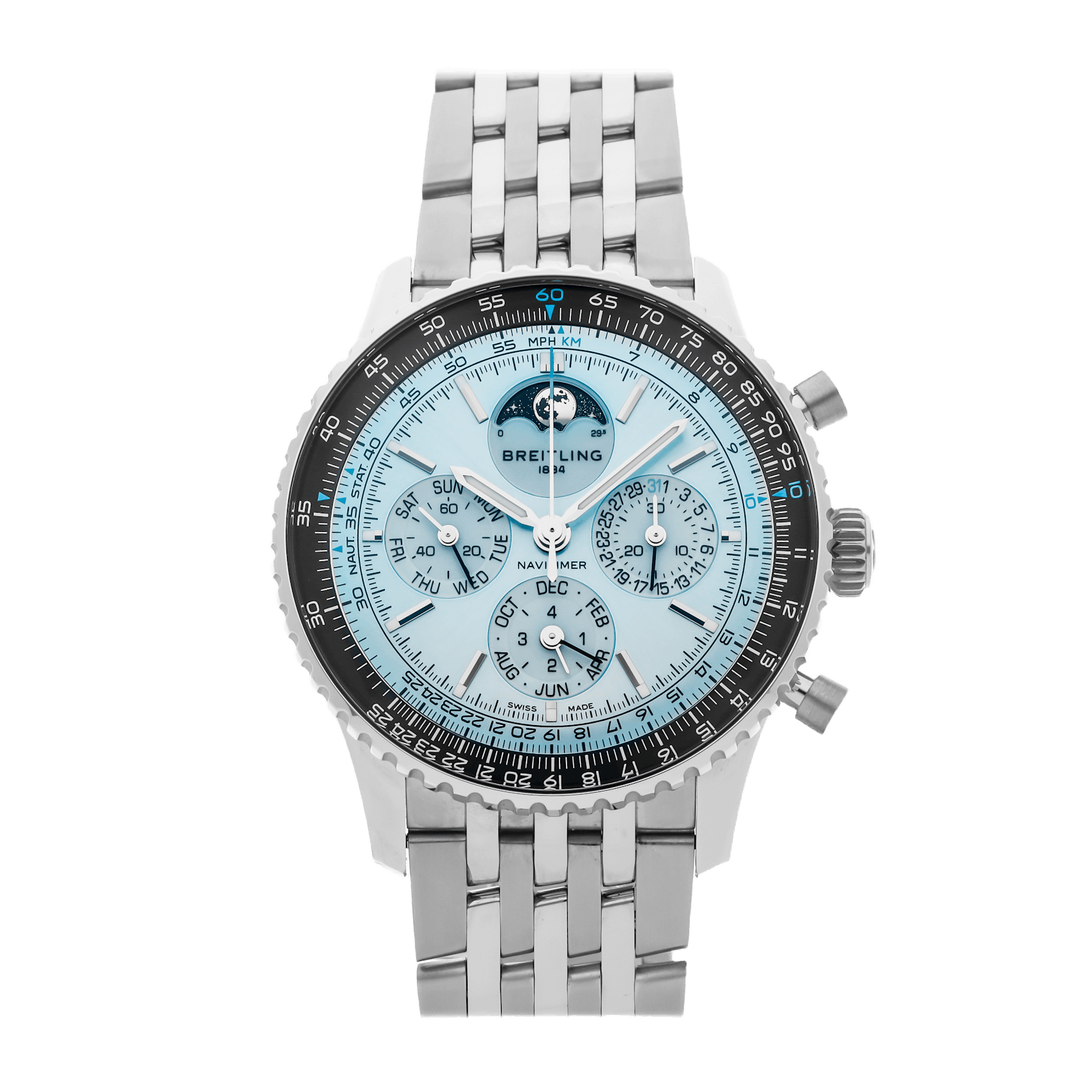 Vertical Navitimer B19 Chronograph Perpetual Calendar