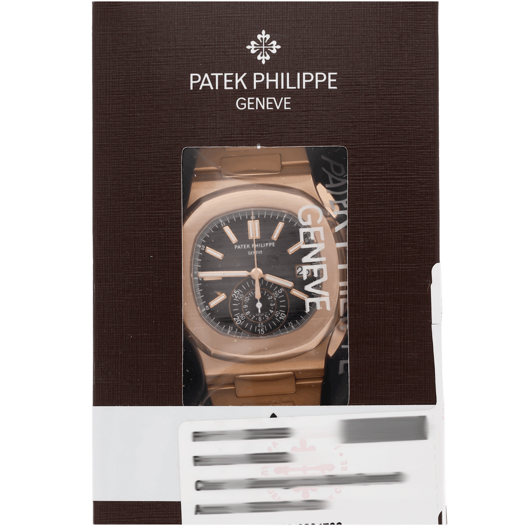 Vertical Nautilus Chronograph Date