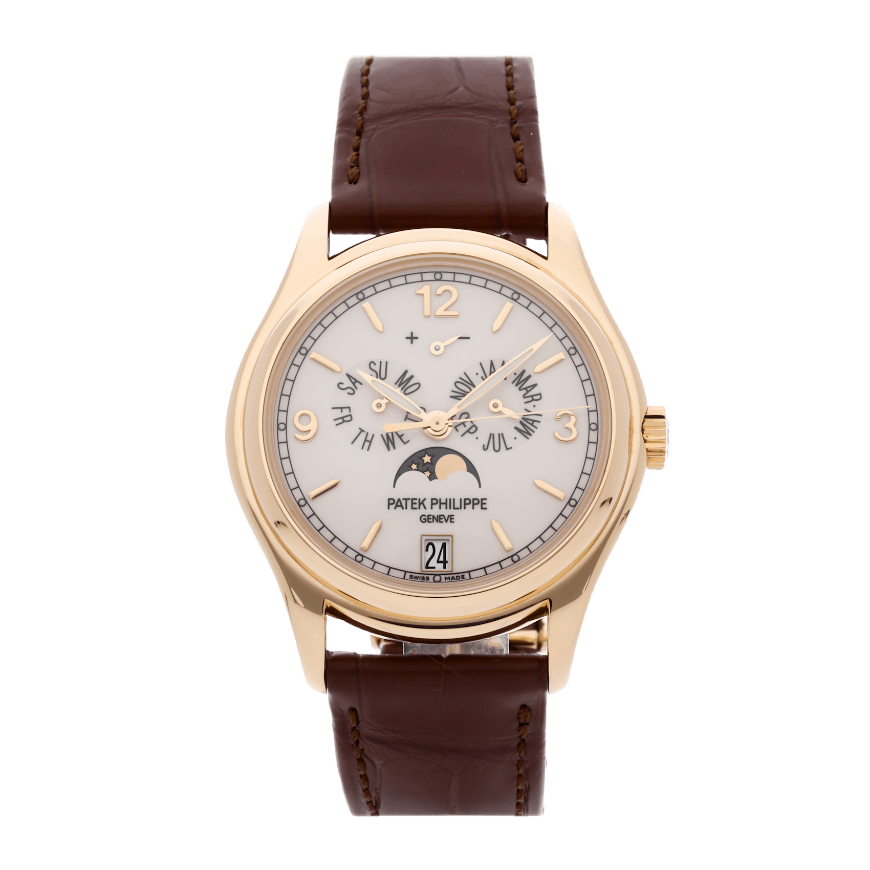 Vertical Complications Annual Calendar Moon Phases