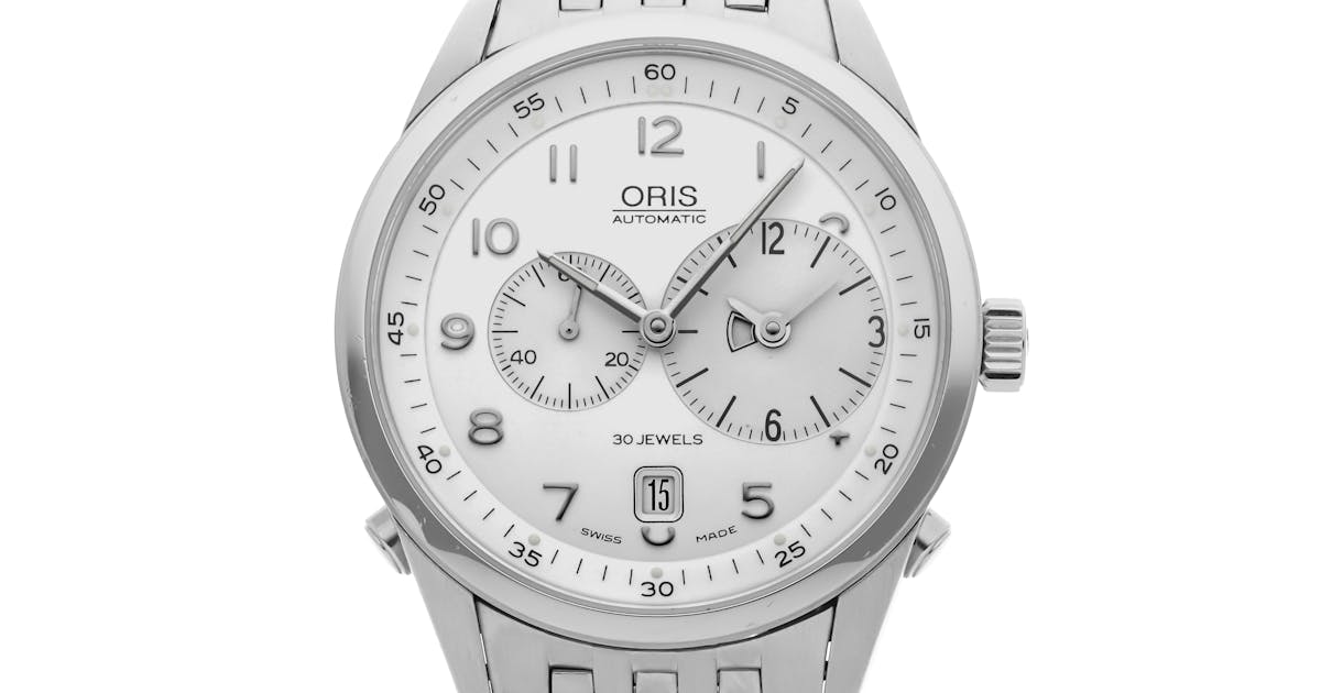Pre-Owned Oris Classic XXL Worldtimer 690 7513 4061MB The 1916 Company