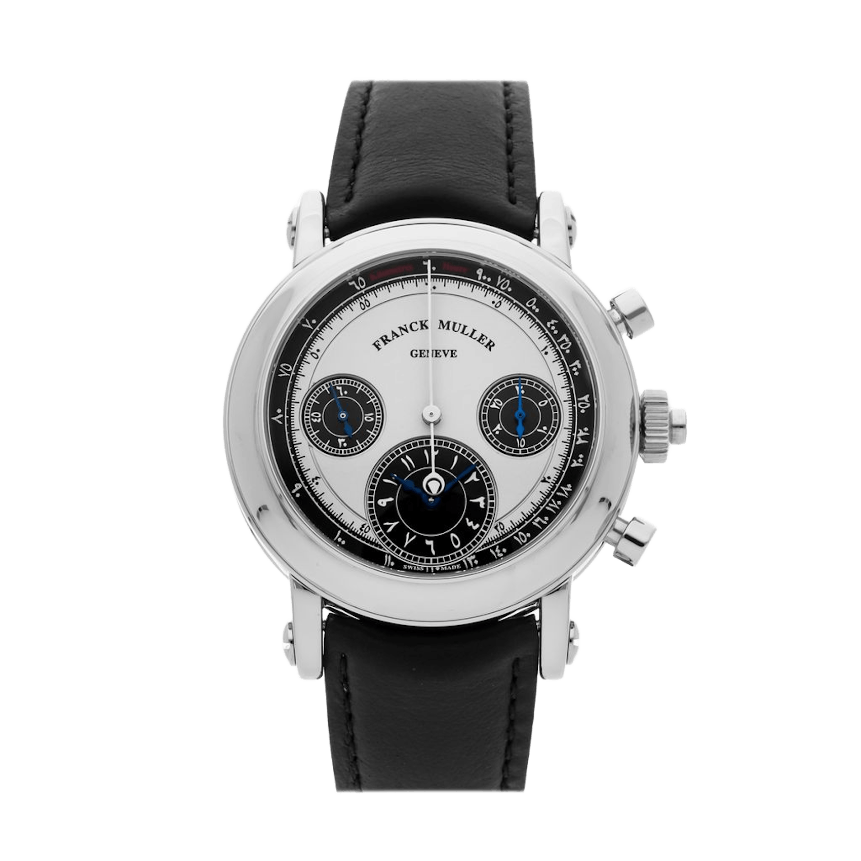 Vertical Round Collection Double Sided Rattrapante Chronograph "Arabian Panda" Grail Limited Edition