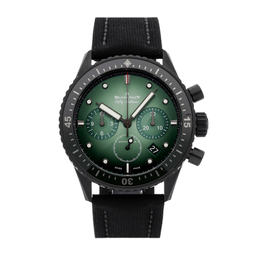 Vertical Fifty Fathoms Bathyscaphe Chronograph Flyback