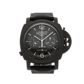 Vertical Luminor 1950 Chrono Monopulsante 8 Days GMT