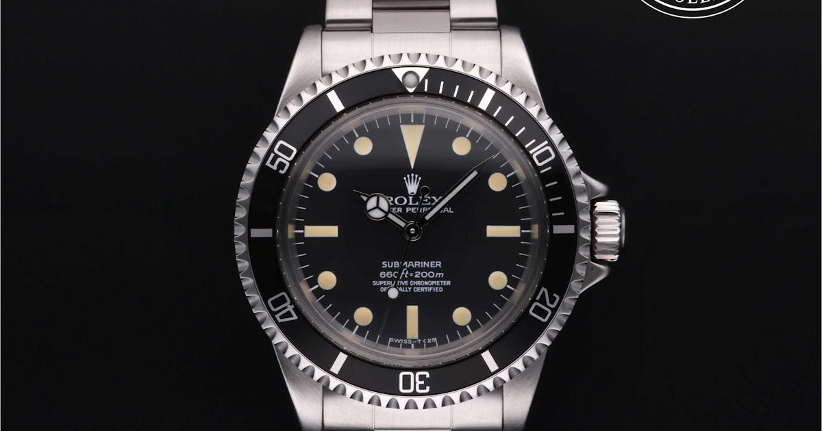 Rolex 5512 Maxi Submariner 5512 Rolex Submariner 60s Rolex