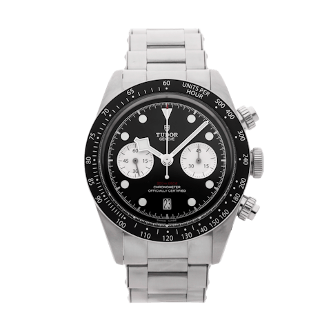 Vertical Black Bay Chronograph