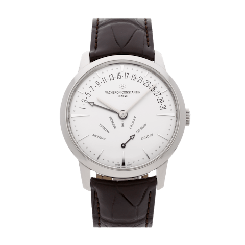 Vertical Patrimony Retrograde Day-Date