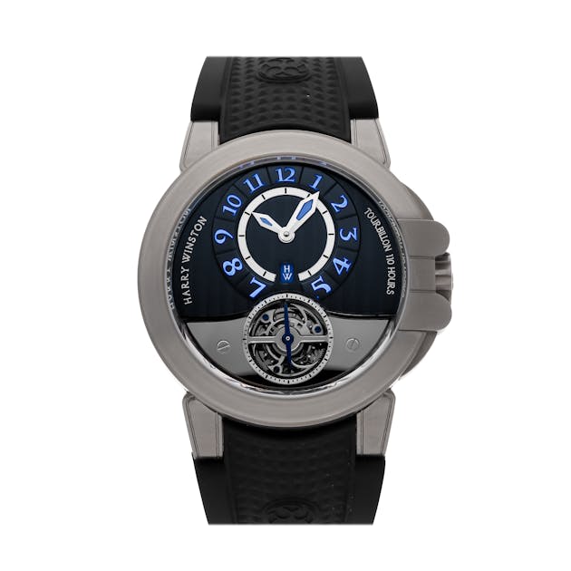 Pre-Owned Harry Winston Ocean Tourbillon Zalium 400-MAT44Z
