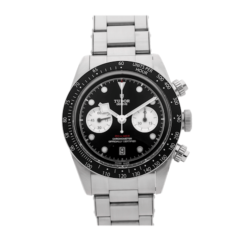Vertical Black Bay Chronograph