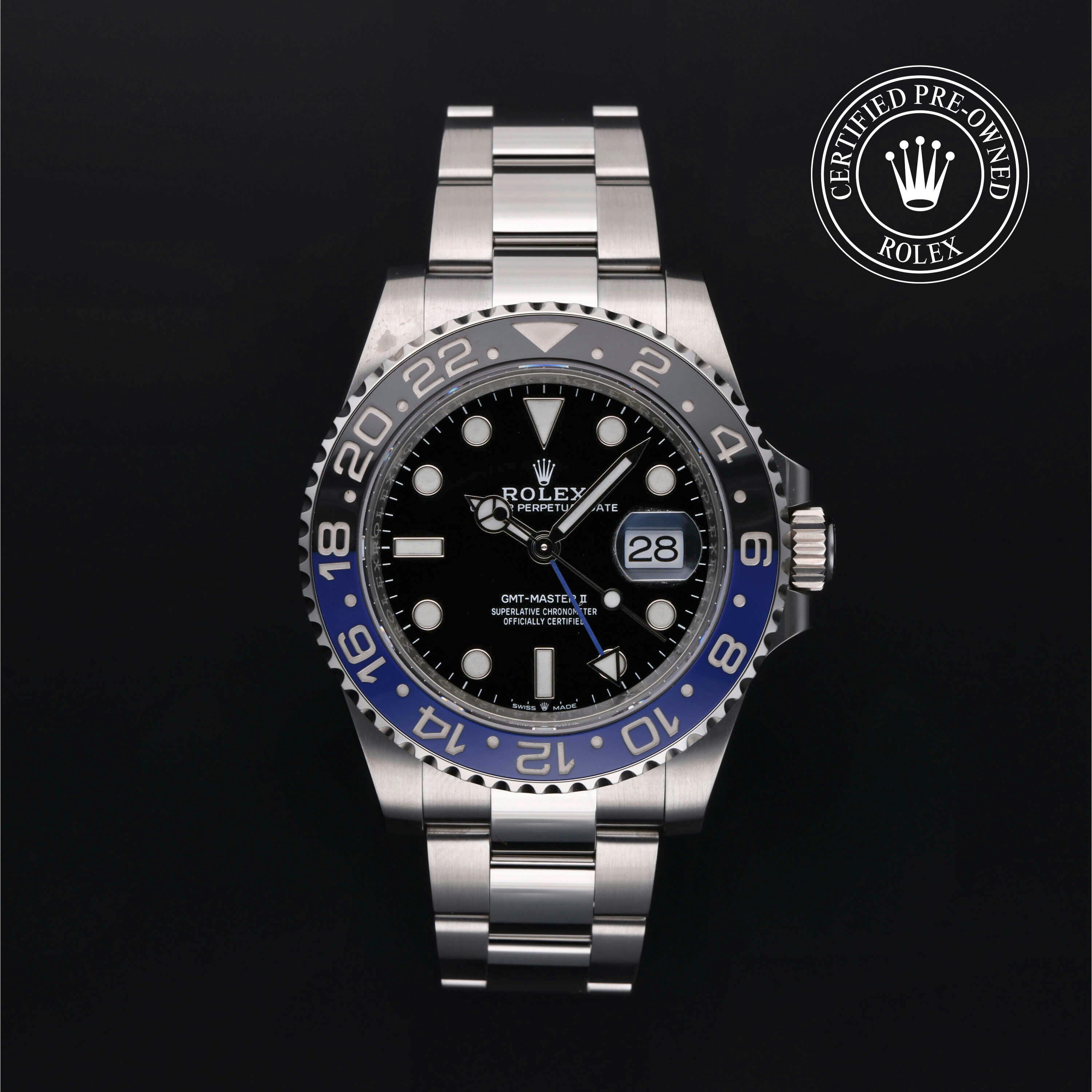 Pre-Owned Rolex GMT-Master II 126710BLNR The 1916 Company