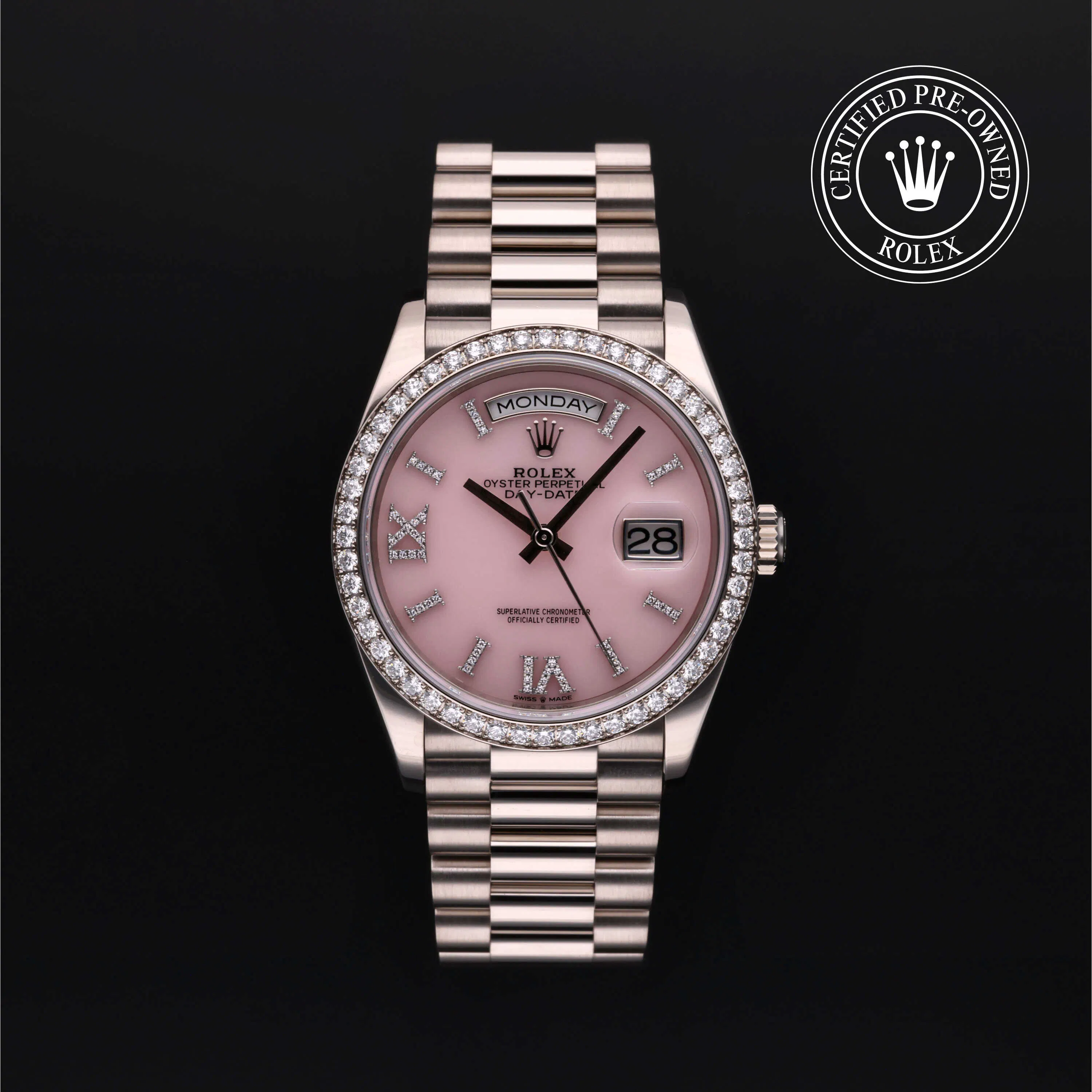 Pre-Owned Rolex Day-Date 128349RBR | The 1916 Company