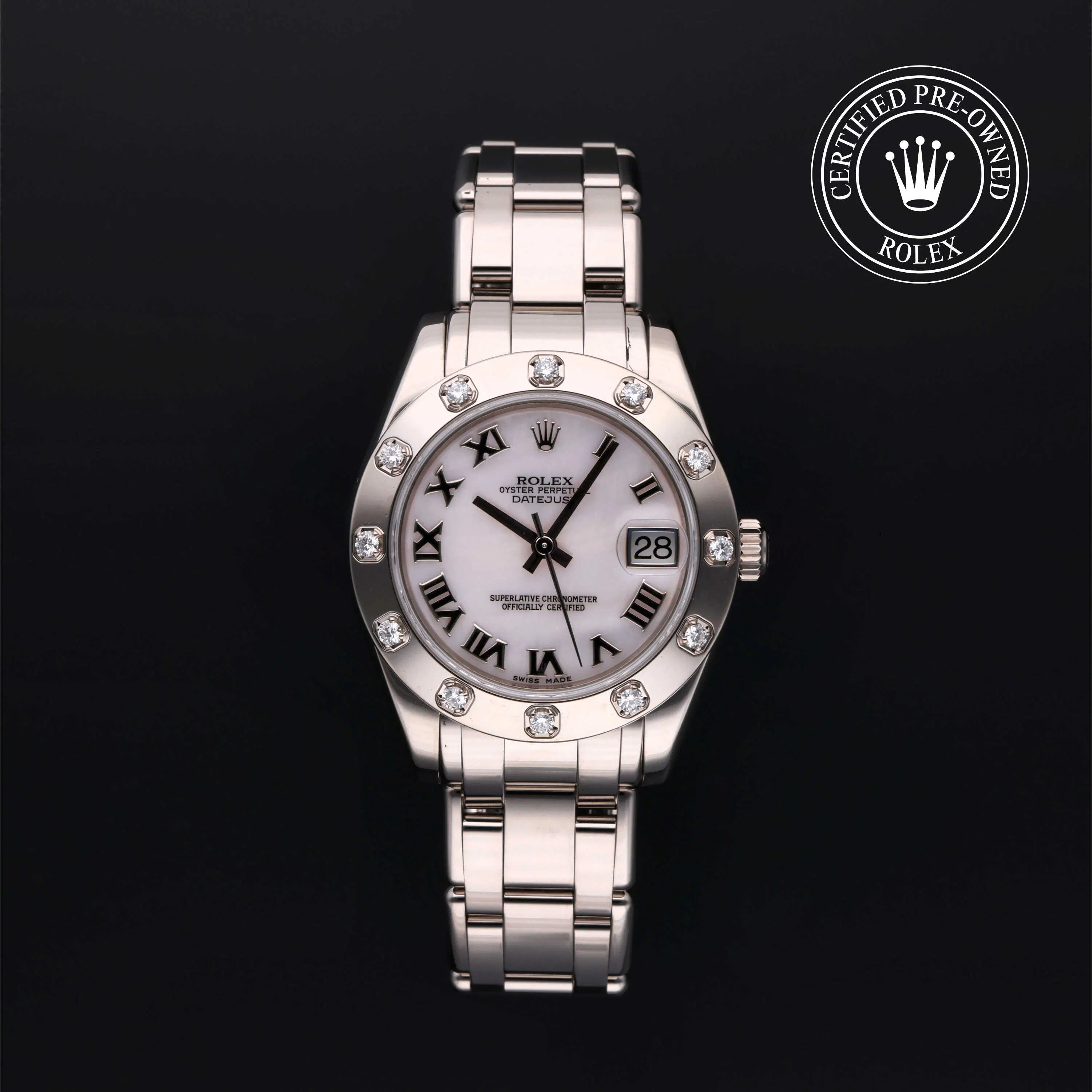 Pre-Owned Rolex Datejust Pearlmaster 81319 | 1916 Company