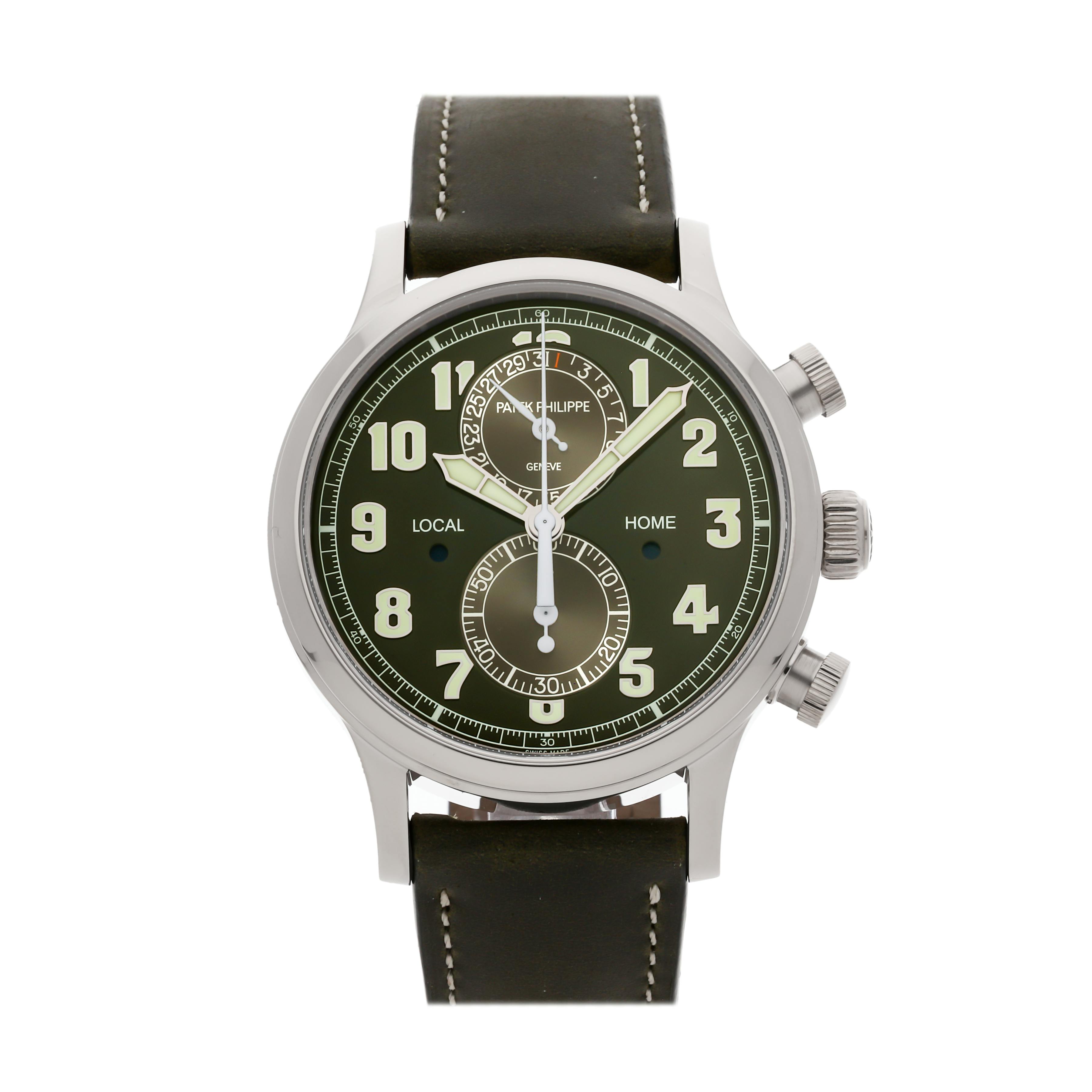 Vertical Complications Calatrava Pilot Travel Time Chronograph