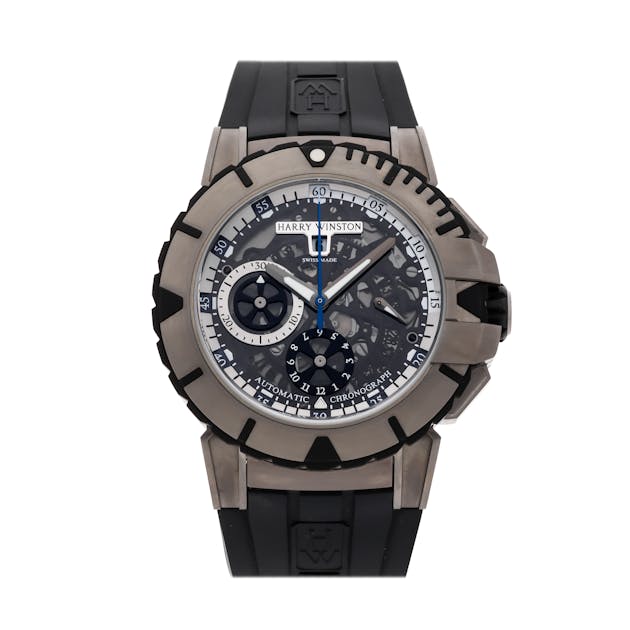 Pre-Owned Harry Winston Ocean Sport Chronograph 411/MCA44ZC.K