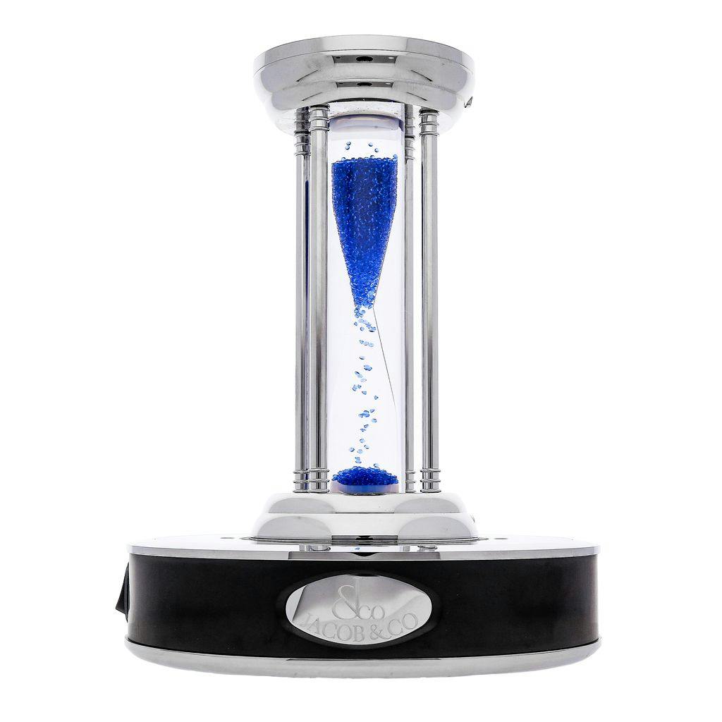 Vertical Jacob & Co. Hourglass Desk Clock