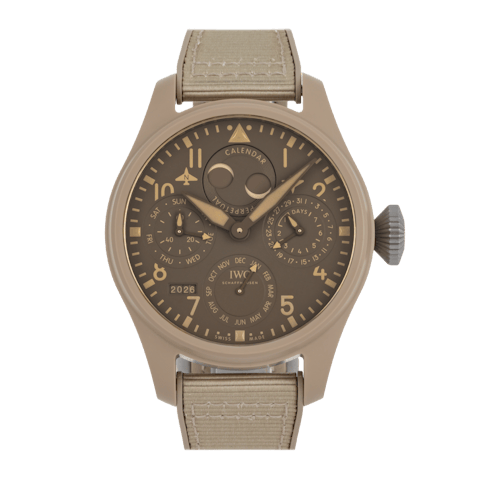 Vertical Big Pilot's Watch Perpetual Calendar Top Gun Edition "Mojave Desert"