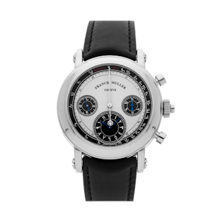 Vertical Round Collection Double Sided Rattrapante Chronograph