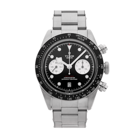 Vertical Black Bay Chronograph