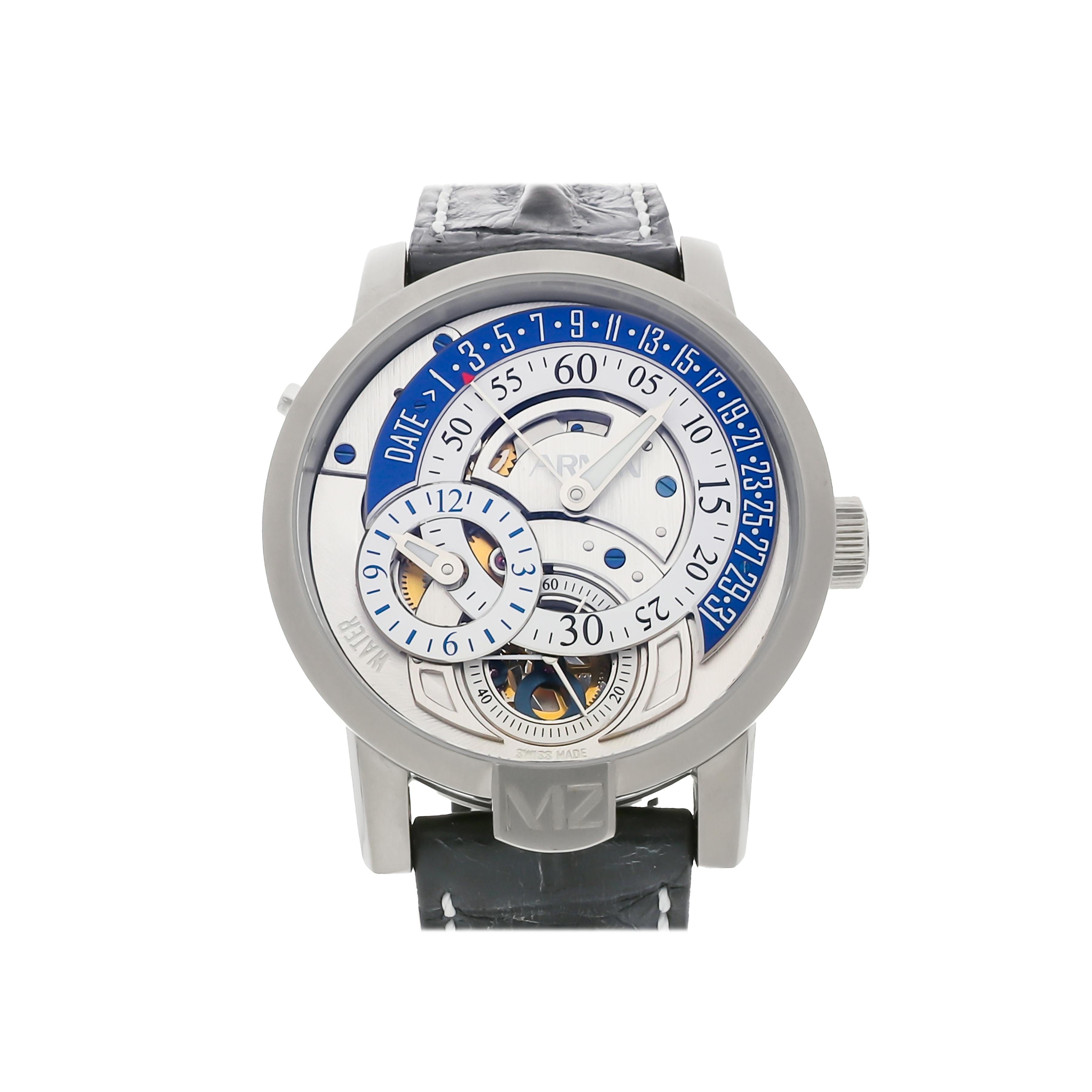 Pre-Owned Armin Strom Regulator Water Limited Edition TI08-EW.05