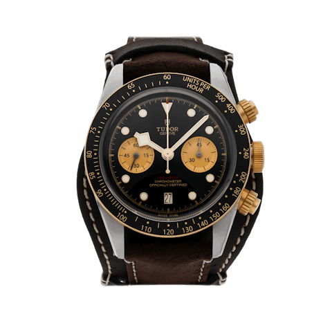 Vertical Black Bay Chronograph