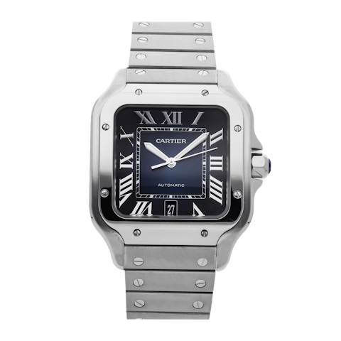 Vertical Santos De Cartier Large Model