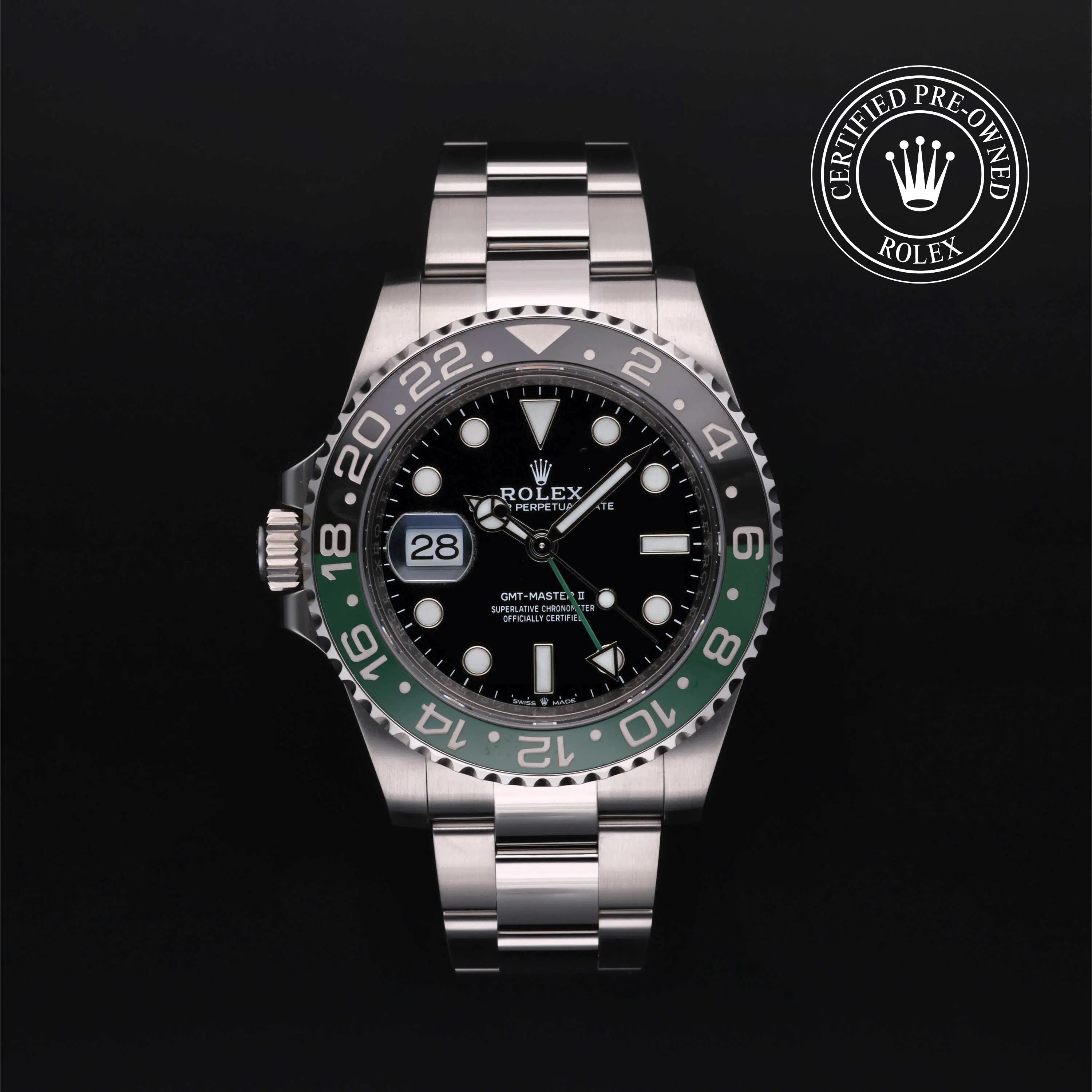 Pre-Owned Rolex GMT-Master II Left Hand Crown 126720VTNR