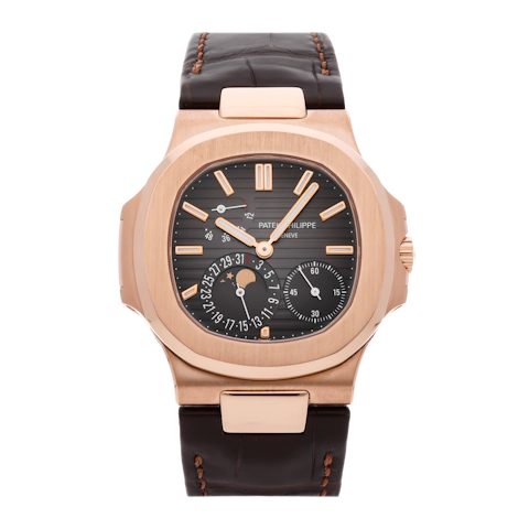 Vertical Nautilus Date Moon Phases