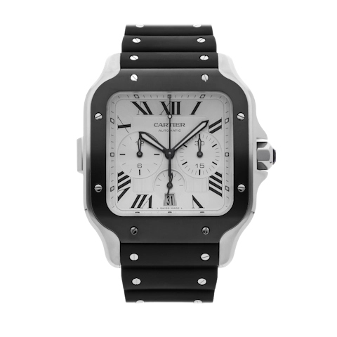 Vertical Santos de Cartier Chronograph