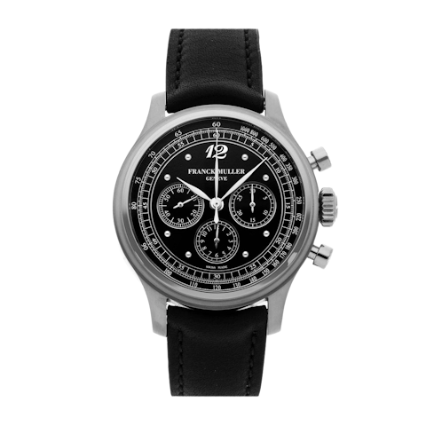 Vertical Round Collection 3 Counter Chronograph