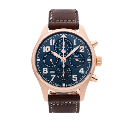 Vertical Pilot's Watch Perpetual Calendar Chronograph