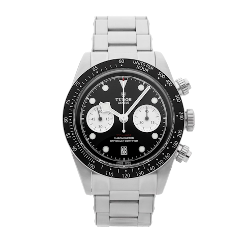 Vertical Black Bay Chronograph