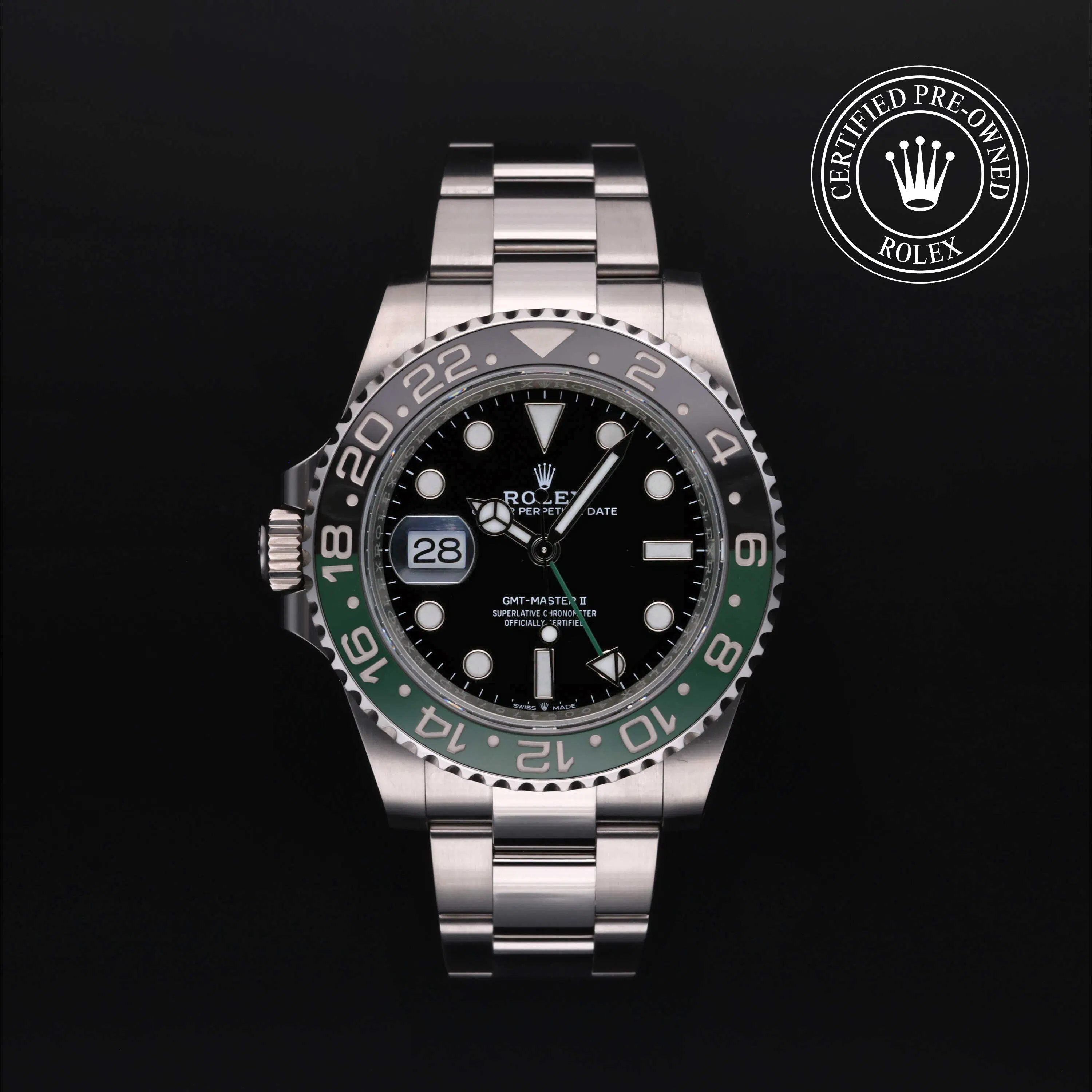 Pre-Owned Rolex GMT-Master II Left Hand Crown 126720VTNR
