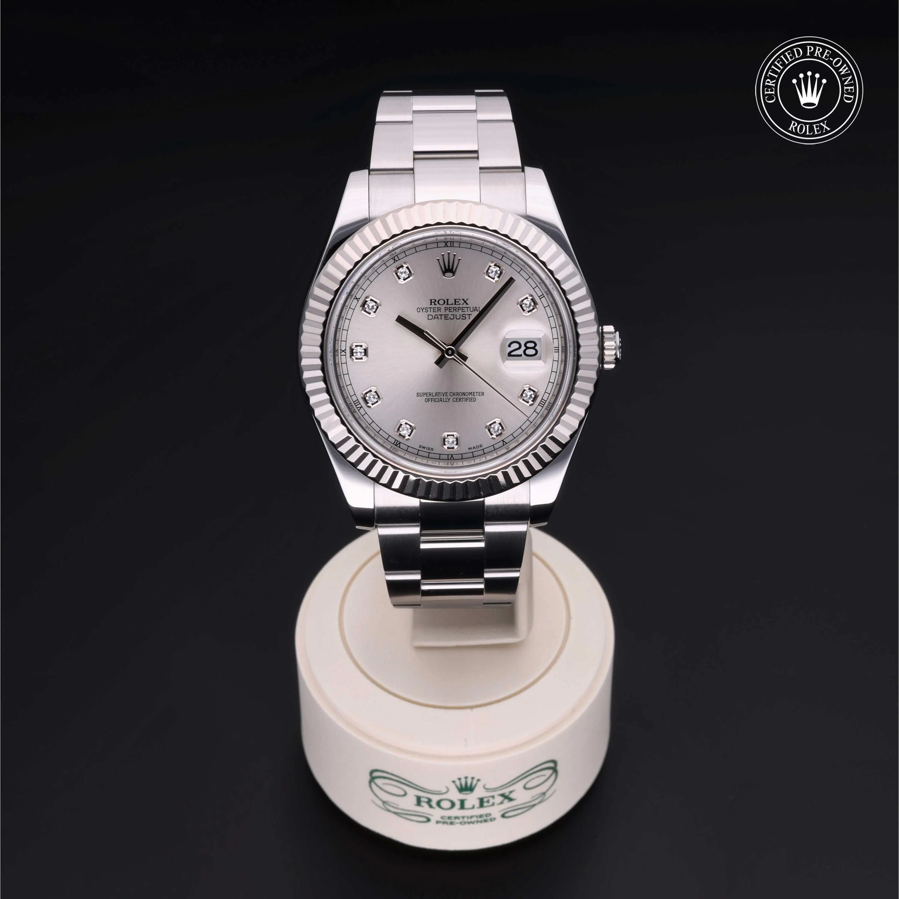 WHAT WE WANT WWW_FBFOOTSTAND ② Pre-Owned Rolex Datejust II 116334 | The 1916 Company