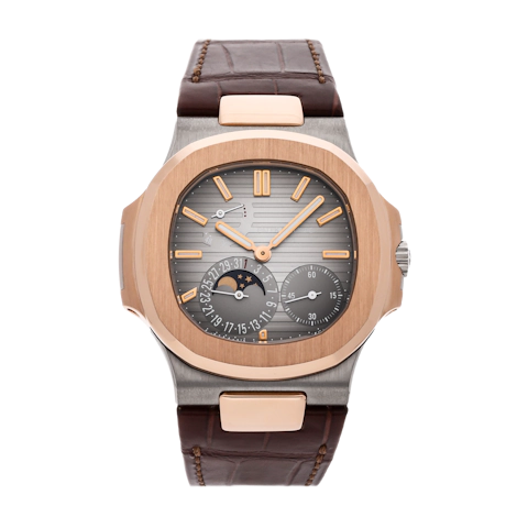 Vertical Nautilus Date Moon Phases