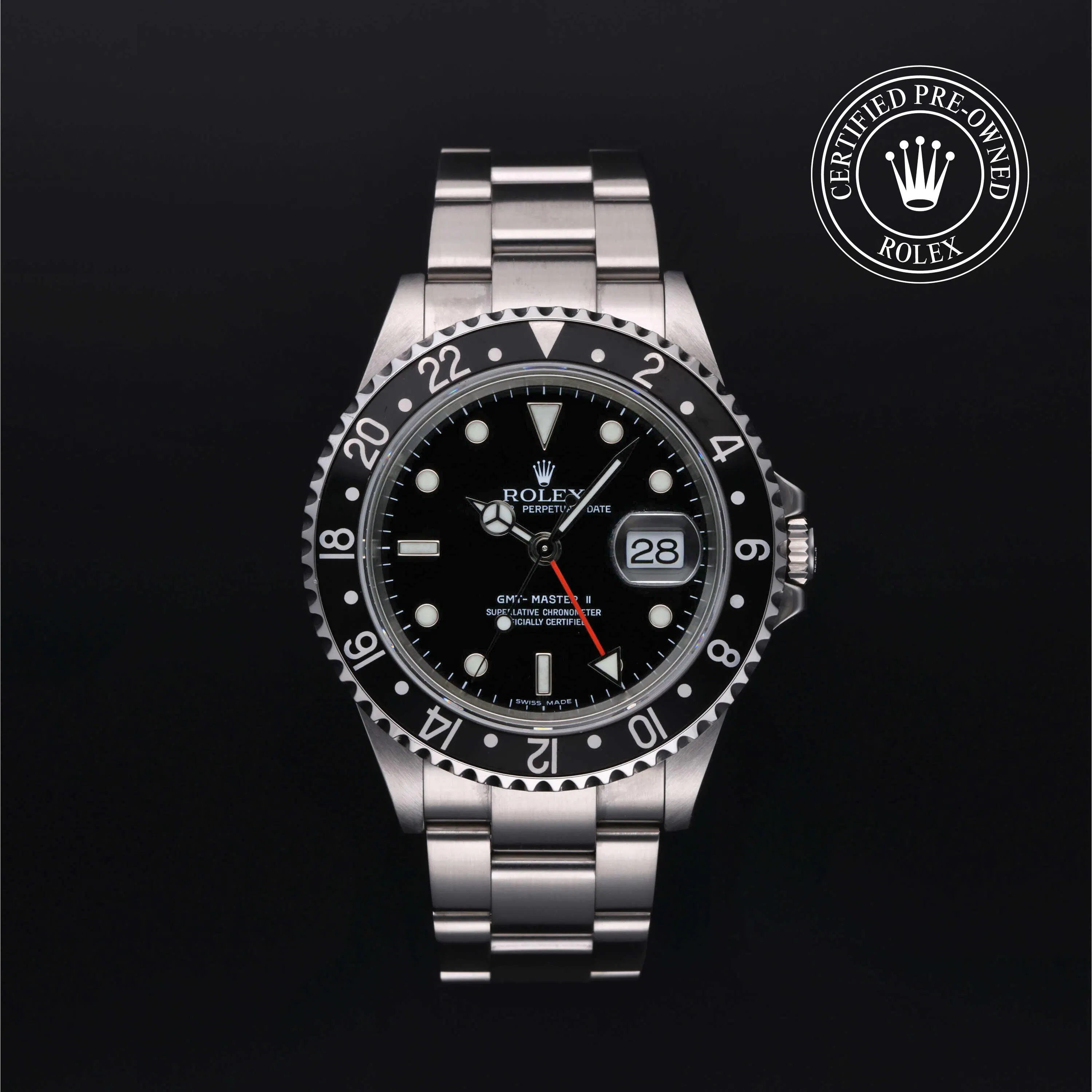 Pre-Owned Rolex GMT-Master II 16710LN | The 1916 Company
