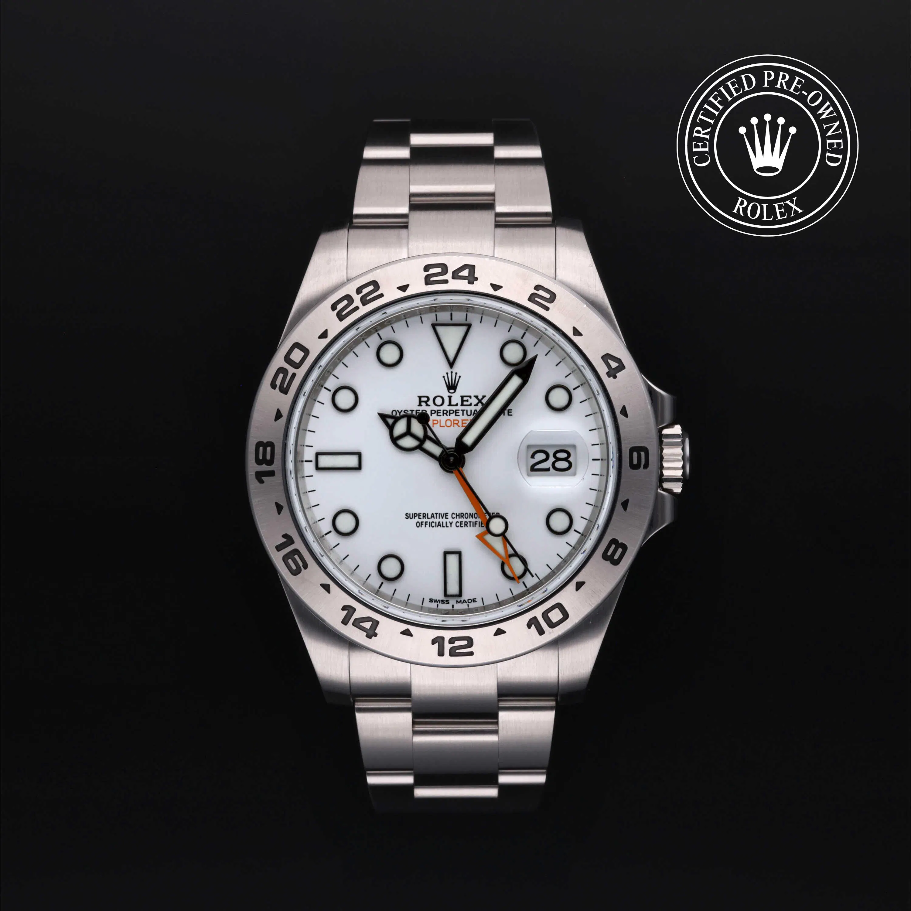Pre-Owned Rolex Explorer II 216570 | The 1916 Company