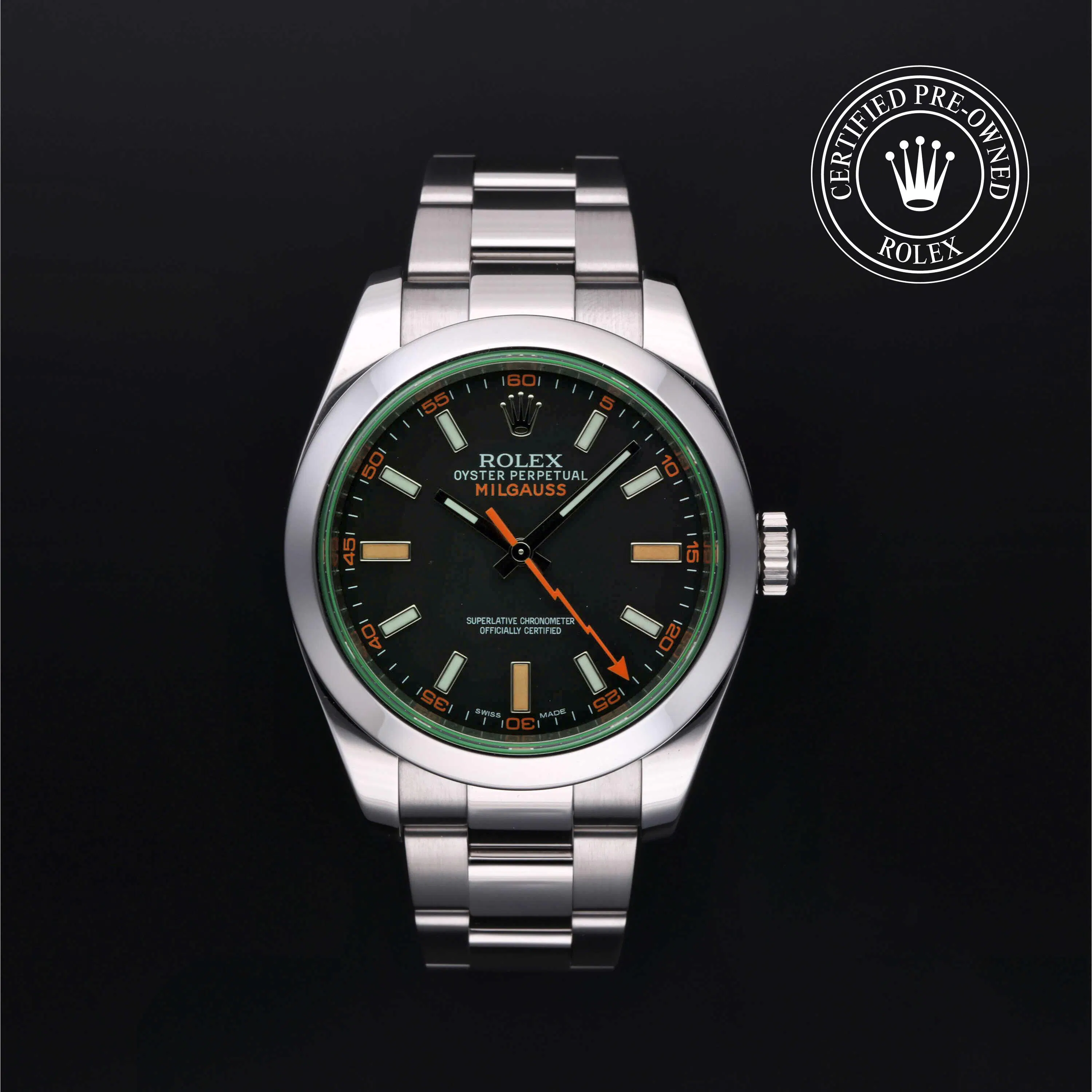 ゴクウ Pre-Owned Rolex Milgauss 116400GV | The 1916 Company